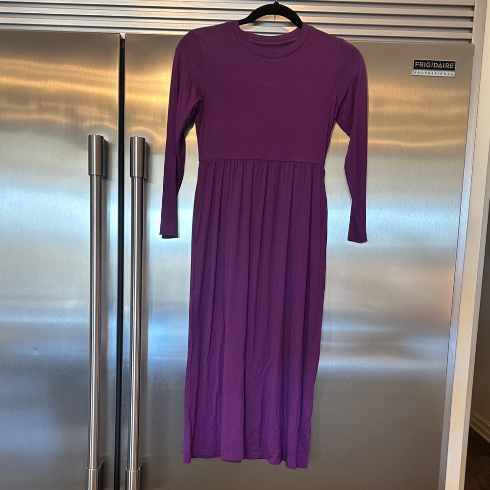 Elegant Purple Women's Dress